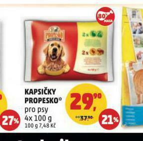 Penny Market Propesko kapsičky pro psy nabídka