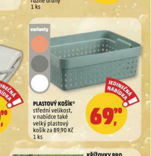 Penny Market Plastový košík nabídka