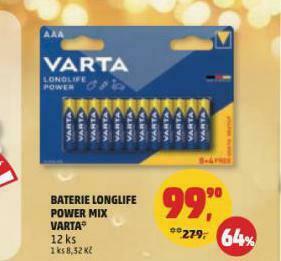 Penny Market Varta baterie nabídka