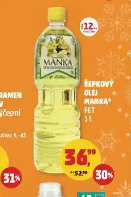 Penny Market Manka řepkový olej nabídka