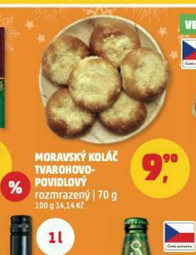Penny Market Moravský koláč tvarohovo-povidlový nabídka