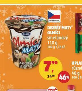 Penny Market Dezert maty olmíci nabídka