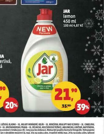 Penny Market Jar prostředek na nádobí nabídka