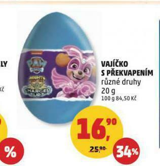 Penny Market Vajíčko s překvapením nabídka