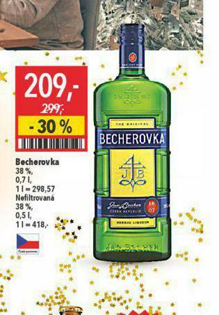 Globus Becherovka nabídka