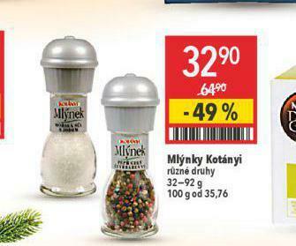 Globus Mlýnky kotányi nabídka
