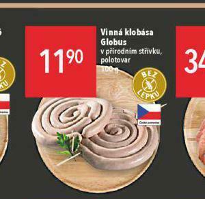 Globus Vinná klobása nabídka