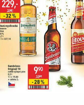 Globus Pivo gambrinus originál 10 nabídka