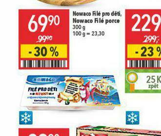 Globus Nowaco filé pro děti nabídka