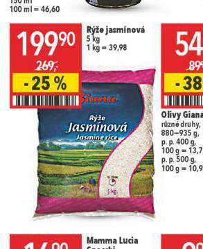 Globus Rýže jasmínová nabídka