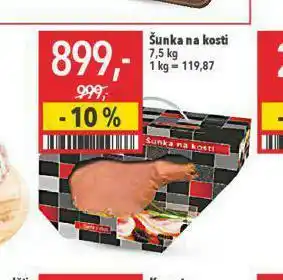 Globus Šunka na kosti nabídka