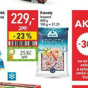 Globus Krevety loupané nabídka