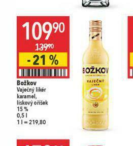 Globus Božkov vaječný likér nabídka