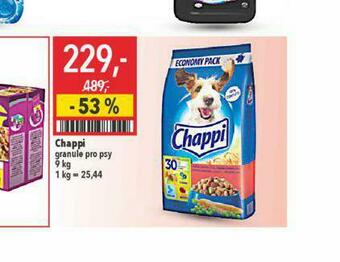 Globus Chappi granule pro psy nabídka