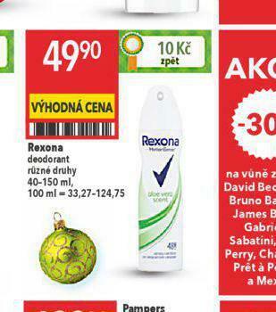 Globus Rexona deodorant nabídka