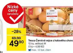 Tesco Tesco Čerstvá vejce z halového chovu, 10 ks, velikost M nabídka