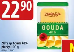 Bala ZLATÝ SÝR Gouda 48% plátky nabídka