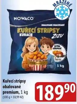 Bala NOWACO Kuřecí stripsy obalované premium nabídka