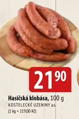 Bala Hasičská klobása nabídka