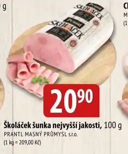 Bala ŠKOLÁČEK Šunka nejvyšší jakosti nabídka