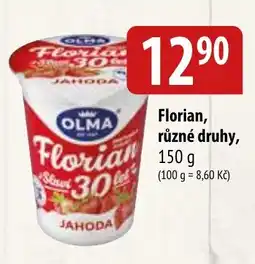 Bala Florian, různé druhy, nabídka