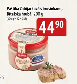 Bala Paštika zabijačková s brusinkami, bítešská hrubá nabídka