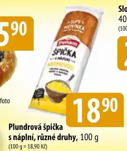 Bala Plundrová špička s náplní, různé druhy nabídka