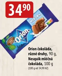 Bala ORION Čokoláda, různé druhy nabídka