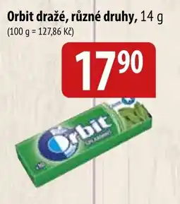 Bala ORBIT Dražé, různé druhy nabídka