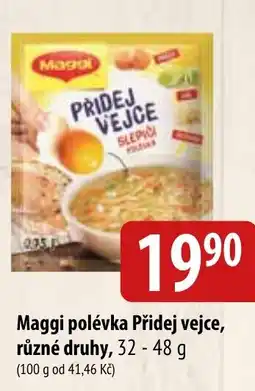 Bala MAGGI Polévka Přidej vejce, různé druhy nabídka