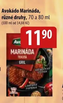 Bala AVOKÁDO Marináda různé druhy nabídka