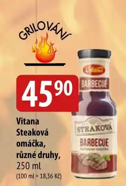 Bala VITANA Steaková omáčka, různé druhy nabídka