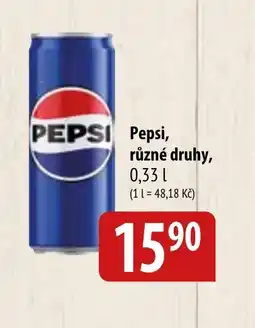 Bala PEPSI Různé druhy nabídka