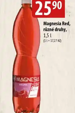 Bala MAGNESIA Red, různé druhy, 1,5 nabídka