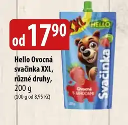 Bala HELLO Ovocná svačinka xxl, různé druhy nabídka