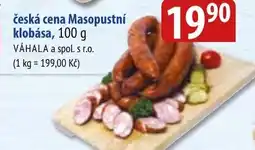 Bala Česká cena masopustní klobása nabídka
