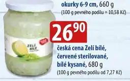 Bala Česká cena zelí bílé, červené sterilované, bílé kysané nabídka
