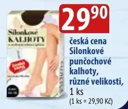 Bala Česká cena silonkové punčochové kalhoty, různé velikosti nabídka