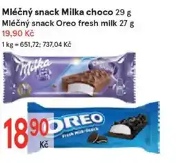 Žabka MILKA Mléčný snack milka choco/ OREO Mléčný snack oreo fresh milk nabídka