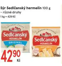 Žabka Sýr sedlčanský hermelín nabídka