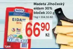 Žabka MADETA Jihočeský eidam 30% bloček nabídka