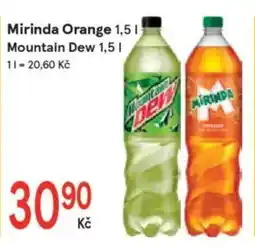Žabka MIRINDA Orange/ Mountain dew nabídka