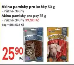 Žabka Akinu pamlsky pro kočky/ Akinu pamlsky pro psy nabídka