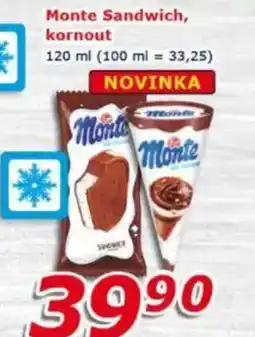ESO MARKET Monte sandwich, kornout nabídka