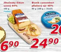 ESO MARKET Jihočeský eidam uzený 44% nabídka