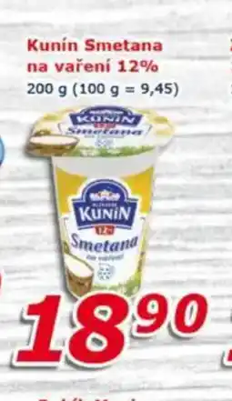 ESO MARKET KUNÍN Smetana na vaření 12% nabídka