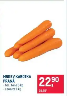 Makro Mrkev karotka praná nabídka