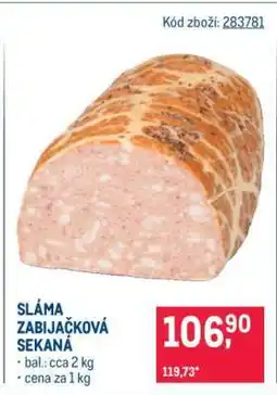 Makro SLÁMA ZABIJAČKOVÁ SEKANÁ nabídka