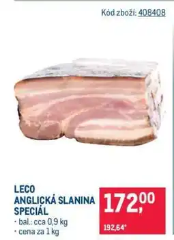 Makro LECO ANGLICKÁ SLANINA SPECIÁL nabídka
