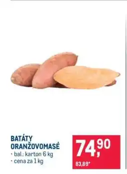 Makro Batáty oranžovomasé nabídka